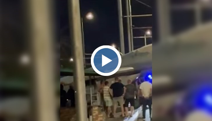 Военният самолет се блъсна в ограда на булевард "Аршакуняц" през нощта