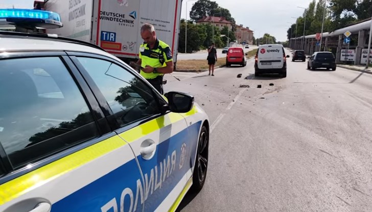 Пострадалият е с натъртвания в областта на гърдите