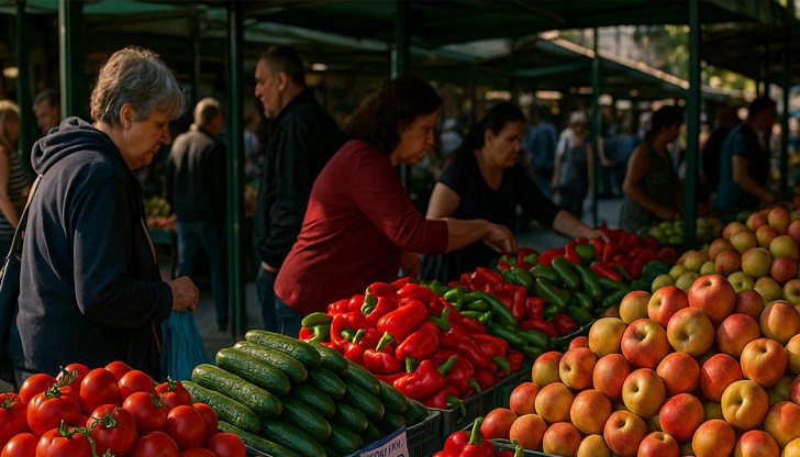 Краставиците водят класацията с ръст от 21%, зелените чушки поевтиняват най-много