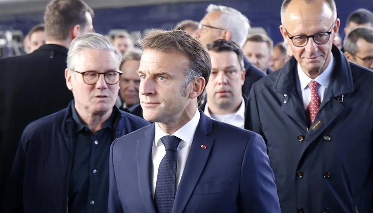 Макрон, Мелони, Мерц, Стармър и фон дер Лайен издадоха съвместно