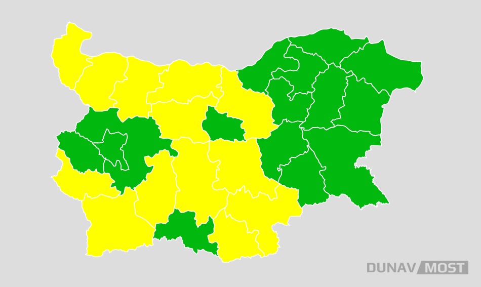 Температурите ще достигнат до 37 градуса в Централна и Западна