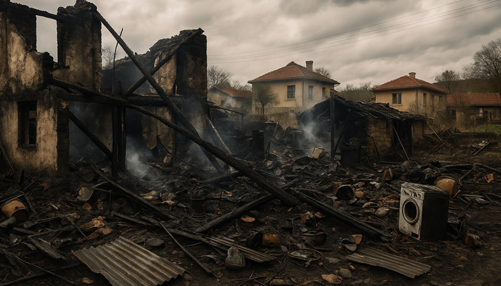 При игра с огън 8-годишният виновник унищожи и автомобил с