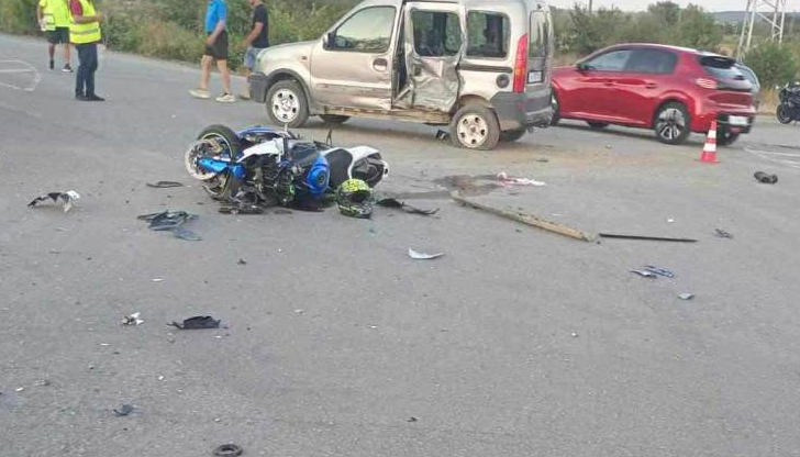 Неспазено предимство доведе до тежка катастрофаТежък пътен инцидент е станал