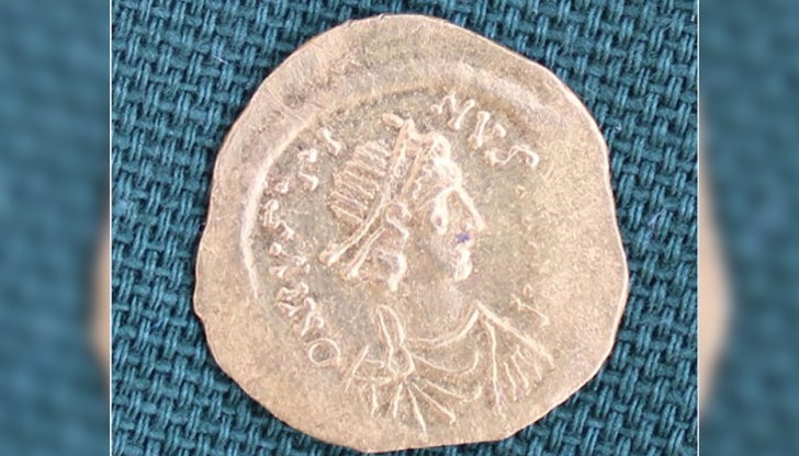 Находката от VI век е четвъртата златна монета, открита при