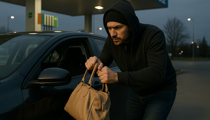 Кражбата е станала от кола до бензиностанция на булевард БългарияПолицейска