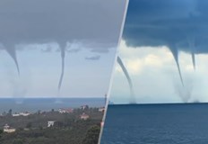 Необичайното природно явление привлече вниманието на множество свидетели в ГиресунРядко