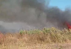 Засегнати са около 500 декара доброволци и екипи на пожарната