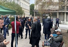 Демонстрацията се провежда под наслов Гражданите срещу мафията Протест срещу задържането