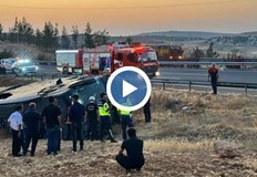 Шофьорът изгубил управление и излязъл от пътя на магистралата Тарсус