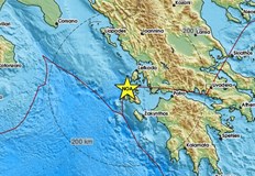 Трусът е регистриран край остров КефалонияЗеметресение с магнитуд 3 8 по