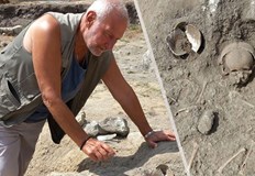 Археолози откриха гроб на две деца вероятно починали едновременно от