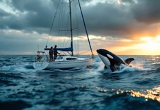 Морските биолози спорят дали животните проявяват агресия или любопитствоДве косатки