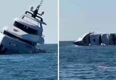 Нова яхта за 900 хиляди евро потъна при първото пускане