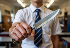 Нападателят беше прострелян и задържан след бягство от училището в