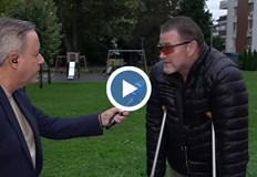 Димитър Симеонов получи спукана кост на крака и рана на