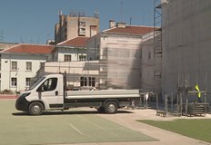 Школото в центъра на Русе е в ремонтС настъпването на