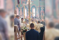 Българският патриарх отслужи празнична литургия за Кръстовден в храма в