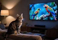 Изследване доказва че 6 от времето котките прекарват пред екранаНаблюдавали