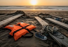 Хиляди продължават да рискуват живота си по най опасния мигрантски маршрутЛодка