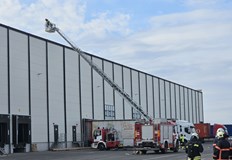 Екипи на пожарната полицията и Спешна помощ тренираха координация при