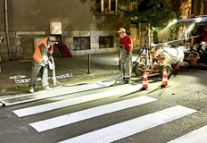 Кметът на Русе се похвали с нощни ремонти на инфраструктурата