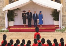 Крал Чарлз III даде пищен банкет в негова чест днес