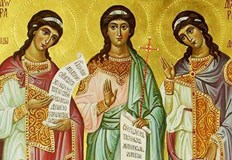 Историята на светите мъченици Минодора Митродора и НимфодораНа 10 септември