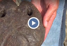 Загадъчният артефакт вероятно е служил като дух охранител на древно жилищеМистериозна