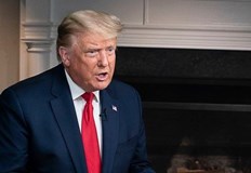 Американският президент отправи заплахата в социалната мрежа Трут соушъл Президентът