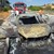 Автомобил изгоря напълно край граничния пункт Капъкуле