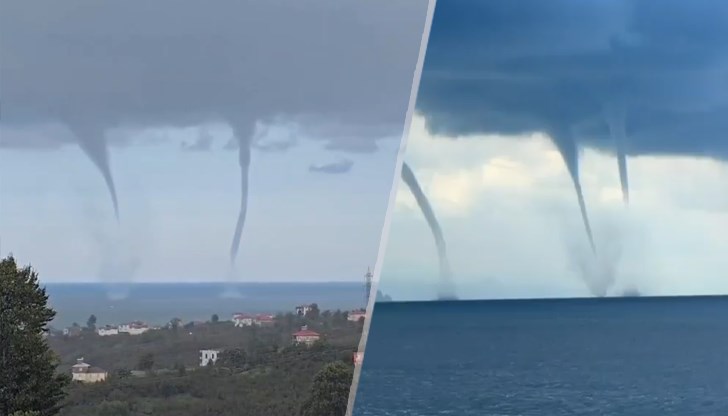 Необичайното природно явление привлече вниманието на множество свидетели в Гиресун