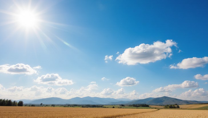Максималните температури ще са между 28 и 33 градуса в цялата страна Максималните температури ще са между 28 и 33 градуса в цялата страна
