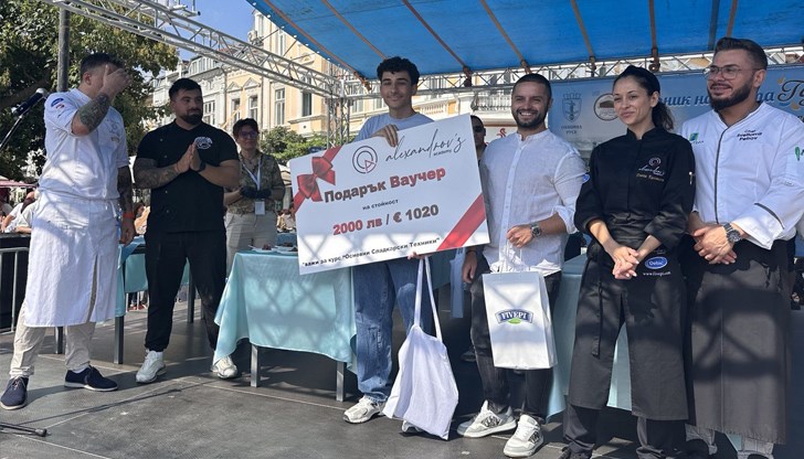 Младежът получи предложение за работа от "Фитнес шеф Русе" след впечатляващото си представяне