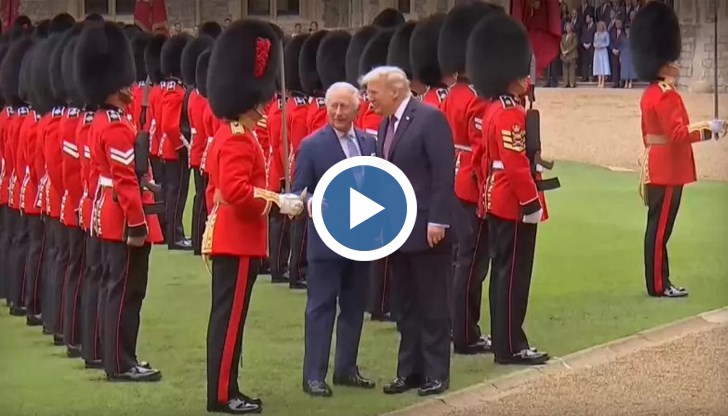 Американският президент участва в историческа церемония с каляски и военен парад при второто си държавно посещение