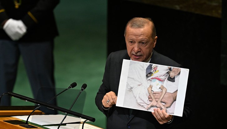 Турският президент настоя за реформа на ООН и подкрепи създаването на палестинска държава