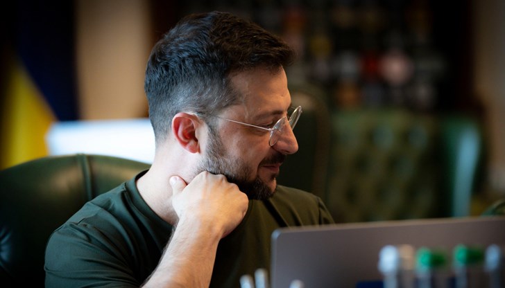 Украинският президент обсъди хуманитарни въпроси с катарския лидер