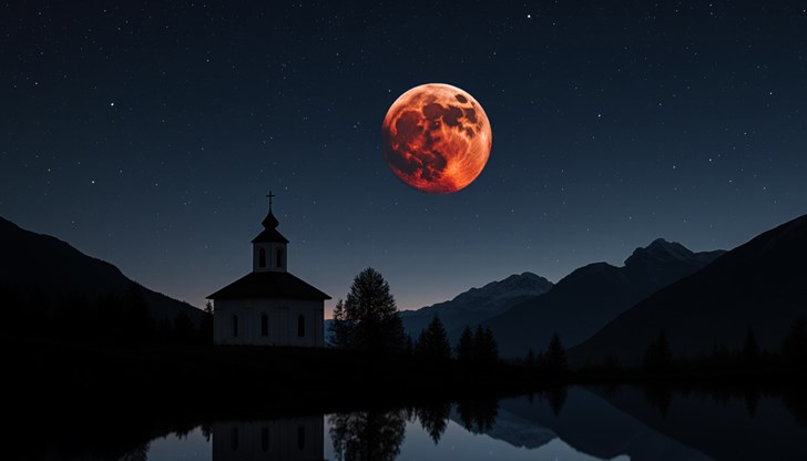 Пълно лунно затъмнение ще бъде видимо от България Пълно лунно затъмнение ще бъде видимо от България