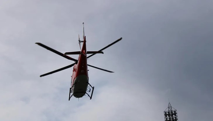 За първи път в Ямболска област използваха медицински хеликоптер за спешен случай