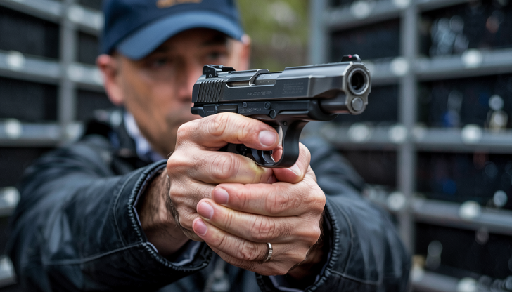 Пенсионерът е задържан за 72 часа, оръжието му не е