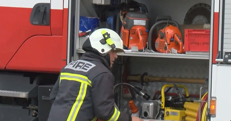 Инцидентът е станал снощи в блок Родина, наложило се е