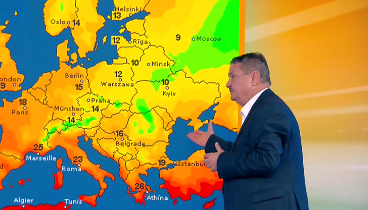 Септември си отива с температури 2,5 градуса над нормата и