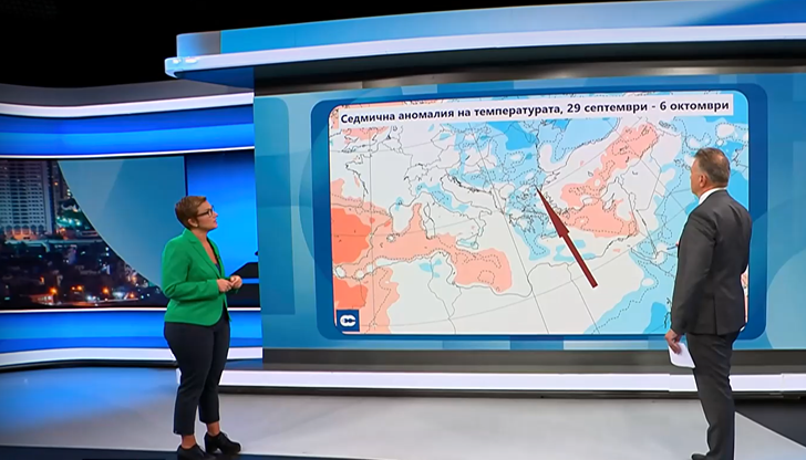 Хладен въздух носи валежи в края на септември, но дългосрочната