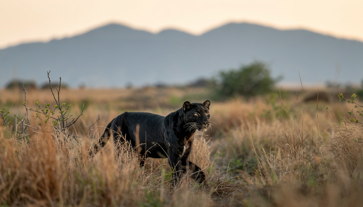 Жител на село Крайници засне как голямата котка се разхожда