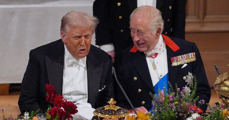 Тръмп и крал Чарлз обсъдиха войните по света в замъка