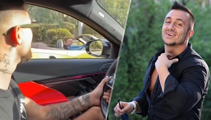 На попфолк изпълнителя е съставен акт след среща с пътните