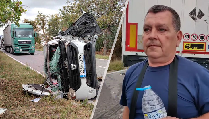 Тежка катастрофа затвори пътя Русе - Бяла след сблъсък на