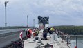Монтираха 72 стоманобетонни пътни панела на Дунав мост