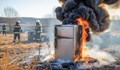 Горящ хладилник вдигна накрак пожарната в Сливо поле