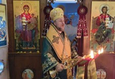 Главиницкият епископ Макарий оглави тържественото богослужение в чест на преподобна