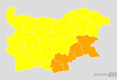 В четири области кодът е оранжевНационалният институт по метеорология и